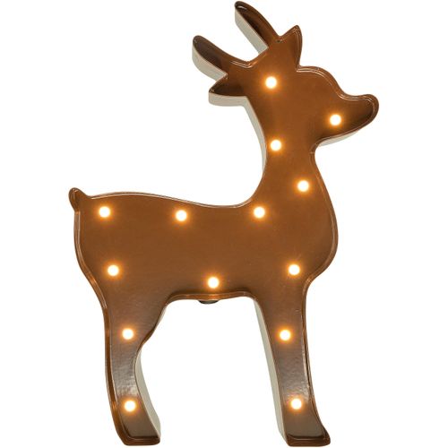 4260577781993 - LED Dekolicht MARQUEE LIGHTS Reindeer Lampen Gr Höhe 16 cm braun Wandlampe Tischlampe Rentier Weihnachten 14 Leuchtmittel - 23x16 cm 4260577781993 - LED Dekolicht MARQUEE LIGHTS Reindeer Lampen Gr Höhe 16 cm braun Wandlampe Tischlampe Rentier Weihnachten 14 Leuchtmittel - 23x16 cm