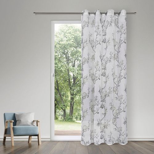 4007863690962 - Gardine Finia Gr 1 grau (weiß taupe) B140cm H245cm Wirkware Polyester Gardinen SB-Ösenschal Finia 4007863690962 - Gardine Finia Gr 1 grau (weiß taupe) B140cm H245cm Wirkware Polyester Gardinen SB-Ösenschal Finia