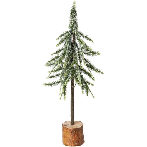 4064118845294 - Dekobaum MY HOME Janosch Weihnachtsdeko grün H50cm Kunststoff Holz Dekofiguren Fichtenstamm mit beschneiten Zweigen auf Holzsockel 4064118845294 - Dekobaum MY HOME Janosch Weihnachtsdeko grün H50cm Kunststoff Holz Dekofiguren Fichtenstamm mit beschneiten Zweigen auf Holzsockel