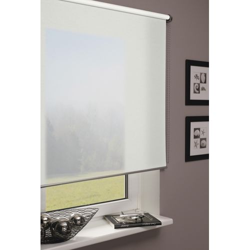 4003018381341 - Rollo Seitenzugrollo Lichtdurchlässig weiß B120cm H160cm Polyester Rollos Schrauben Decken- Wand- oder Nischenmontage 4003018381341 - Rollo Seitenzugrollo Lichtdurchlässig weiß B120cm H160cm Polyester Rollos Schrauben Decken- Wand- oder Nischenmontage