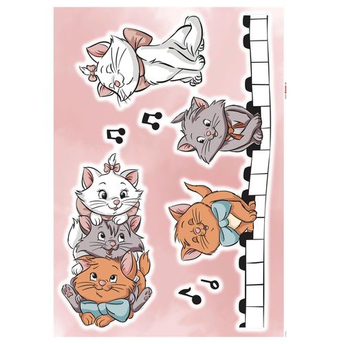 4036834179076 - KOMAR Wandtattoo Aristocats Kittens Wandtattoos 50x70 cm (Breite x Höhe) selbstklebendes Wandtattoo Gr B H 50 cm x 70 cm Kinder-Comic rosa (rosa braun weiß) Wandtattoos Wandsticker 4036834179076 - KOMAR Wandtattoo Aristocats Kittens Wandtattoos 50x70 cm (Breite x Höhe) selbstklebendes Wandtattoo Gr B H 50 cm x 70 cm Kinder-Comic rosa (rosa braun weiß) Wandtattoos Wandsticker