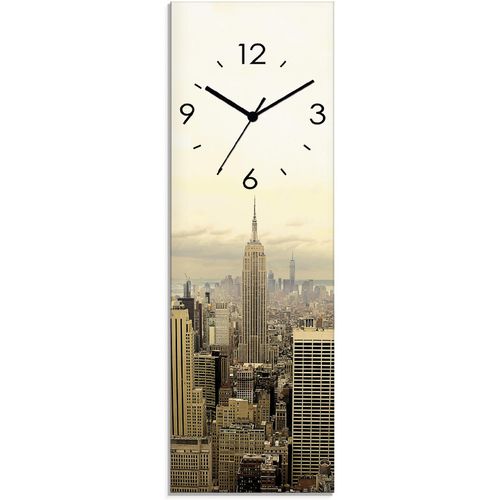 4062144286913 - Wanduhr ARTLAND Skyline Manhattan - New York Wanduhren Gr B H T 20 cm x 60 cm x 18 cm Quarzuhr beige (natur) Wanduhren wahlweise mit Quarz- oder Funhuhrwerk lautlos ohne Tickgeräusche 4062144286913 - Wanduhr ARTLAND Skyline Manhattan - New York Wanduhren Gr B H T 20 cm x 60 cm x 18 cm Quarzuhr beige (natur) Wanduhren wahlweise mit Quarz- oder Funhuhrwerk lautlos ohne Tickgeräusche