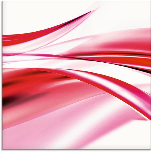 4055327011334 - Glasbild ARTLAND Schöne Welle - Abstrakt Bilder Gr B H 50 cm x 50 cm Glasbild Gegenstandslos 1 St pink Glasbilder in verschiedenen Größen 4055327011334 - Glasbild ARTLAND Schöne Welle - Abstrakt Bilder Gr B H 50 cm x 50 cm Glasbild Gegenstandslos 1 St pink Glasbilder in verschiedenen Größen