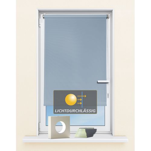 4250178723249 - Seitenzugrollo KUTTI Seitenzugrollo Ida Lichtschutz Klemmfix ohne Bohren Fixmaß Gr 1 blau (hellblau) B60cm H160cm Polyester Rollos Sichtschutz Sonnenschutz 4250178723249 - Seitenzugrollo KUTTI Seitenzugrollo Ida Lichtschutz Klemmfix ohne Bohren Fixmaß Gr 1 blau (hellblau) B60cm H160cm Polyester Rollos Sichtschutz Sonnenschutz