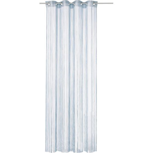 4005385833263 - Fadenvorhang WECKBRODT Leon Gr 3 silber (silberfarben) B98cm H160cm Polyester Gardinen Fadengardine Insektenschutz transparent kürzbar Store