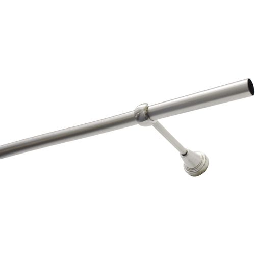 4003018326007 - Gardinenstange Gardinenstangen Set Metall Gardinenstangen Gr L 160 cm Ø 19 mm 1 läufig silberfarben (edelstahlfarben) Gardinenstangen Wandmontage 1-Lauf 4003018326007 - Gardinenstange Gardinenstangen Set Metall Gardinenstangen Gr L 160 cm Ø 19 mm 1 läufig silberfarben (edelstahlfarben) Gardinenstangen Wandmontage 1-Lauf