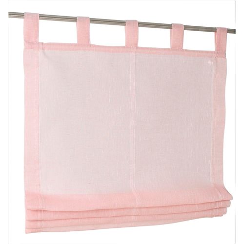 4016478080365 - Raffrollo KUTTI Brondby Gr 1 rosa (rosé) B45cm H145cm Obermaterial 100% Polyester Raffrollos halbtransparent Polyester Schlaufen 4016478080365 - Raffrollo KUTTI Brondby Gr 1 rosa (rosé) B45cm H145cm Obermaterial 100% Polyester Raffrollos halbtransparent Polyester Schlaufen