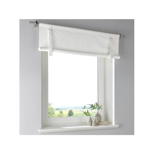 4016478045715 - Raffrollo HEINE HOME Gr 1 weiß B45cm H100cm Raffrollos 4016478045715 - Raffrollo HEINE HOME Gr 1 weiß B45cm H100cm Raffrollos