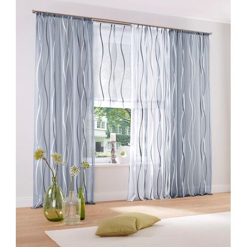 6944185418493 - Raffrollo MY HOME Dimona Gr 1 bunt (weiß silberfarben grau) B45cm H140cm Voile Obermaterial 100% Polyester Raffrollos Transparent Voile Polyester Wellen 6944185418493 - Raffrollo MY HOME Dimona Gr 1 bunt (weiß silberfarben grau) B45cm H140cm Voile Obermaterial 100% Polyester Raffrollos Transparent Voile Polyester Wellen