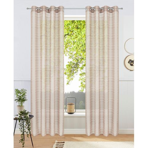 4068222400714 - Gardine BRUNO BANANI Linus Gr 1 grau (taupe) B130cm H145cm Polyester Gardinen 1 Schal eingewebte Querstreifen 4068222400714 - Gardine BRUNO BANANI Linus Gr 1 grau (taupe) B130cm H145cm Polyester Gardinen 1 Schal eingewebte Querstreifen