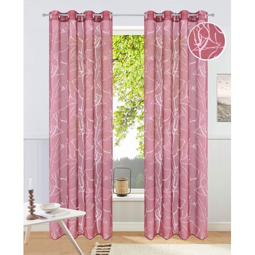 4068222499145 - Gardine MY HOME Anna Gr 1 rot (bordeaux) B140cm H145cm Ausbrenner Polyester Viskose Gardinen Äste-Motiv Polyester 4068222499145 - Gardine MY HOME Anna Gr 1 rot (bordeaux) B140cm H145cm Ausbrenner Polyester Viskose Gardinen Äste-Motiv Polyester