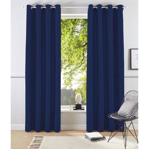 6941446630373 - Vorhang BRUNO BANANI Lagan Gr 3 blau (dunkelblau) B140cm H225cm Polyester Polyester Gardinen 2-er Set gewebt Microfaser versch Größen einfarbig Bestseller 6941446630373 - Vorhang BRUNO BANANI Lagan Gr 3 blau (dunkelblau) B140cm H225cm Polyester Polyester Gardinen 2-er Set gewebt Microfaser versch Größen einfarbig Bestseller