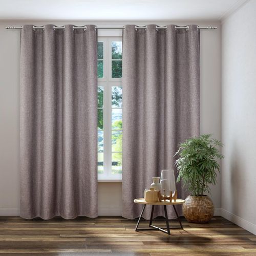 4016478991029 - Vorhang KUTTI Dimout Gardinen Gr 145 cm Ösen 140 cm braun Landhaus Gardinen blickdicht Verdunkelung Thermo isolierend einfarbig Bestseller 4016478991029 - Vorhang KUTTI Dimout Gardinen Gr 145 cm Ösen 140 cm braun Landhaus Gardinen blickdicht Verdunkelung Thermo isolierend einfarbig Bestseller