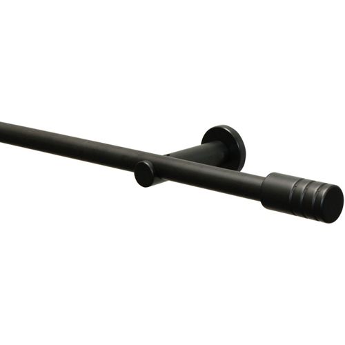 4003018357216 - Gardinenstange Gardinenstangen Set Metall Gardinenstangen Gr L 120 cm Ø 19 mm 1 St 1 läufig schwarz Gardinenstangen Wandmontage 1-Lauf 4003018357216 - Gardinenstange Gardinenstangen Set Metall Gardinenstangen Gr L 120 cm Ø 19 mm 1 St 1 läufig schwarz Gardinenstangen Wandmontage 1-Lauf