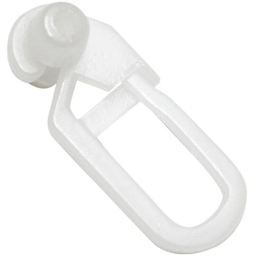 4003018360124 - Gardinenring Rollringe weiß Gr 1 weiß Ø22cm Kunststoff Gardinenbefestigungen Serie Einzelprogramm Gardinenstangen-Set Paros Ø 22 19 mm