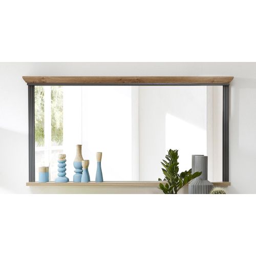 4250314567966 - Wandspiegel INNOSTYLE Jasmin grau (graphit) B142cm H74cm T16cm Holzwerkstoff Spiegel