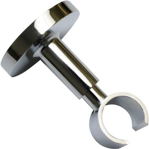 4003018343035 - Deckenträger für Gardinenstangen Deckenträger Gardinenstangen Gardinenstangenhalterungen Gr Länge 6 cm grau (chromfarben) Gardinenstangenhalter Serie Einzelprogramm Chicago Ø 20 mm