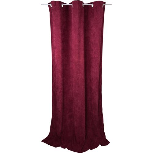 4260478146440 - Vorhang TOM TAILOR HOME CASUAL CORD Gr 1 rot (weinrot) B140cm H245cm Wirkware Nylon Polyester Gardinen HxB 245x140 4260478146440 - Vorhang TOM TAILOR HOME CASUAL CORD Gr 1 rot (weinrot) B140cm H245cm Wirkware Nylon Polyester Gardinen HxB 245x140