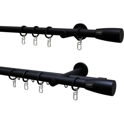 4003018378785 - Gardinenstangen-Endstück SCHÖNER WOHNEN LAMINAT Endstück Konus für Ø 20 mm Gardinenstangenendstücke Gr 2 St schwarz (schwarz matt) Gardinenstangen-Endstücke Serie Einzelprogramm Leon Ø 20 mm 4003018378785 - Gardinenstangen-Endstück SCHÖNER WOHNEN LAMINAT Endstück Konus für Ø 20 mm Gardinenstangenendstücke Gr 2 St schwarz (schwarz matt) Gardinenstangen-Endstücke Serie Einzelprogramm Leon Ø 20 mm