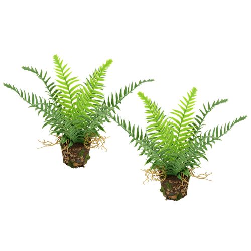 4019844818937 - Kunstpflanze IGEA Künstlicher Waldfarn im Topf grün B20cm H25cm L14cm Kunststoff Kunstpflanzen 2er Set Farn Büsche Pflanze Deko Grünpflanze Waldpflanze Zimmerpflanze 4019844818937 - Kunstpflanze IGEA Künstlicher Waldfarn im Topf grün B20cm H25cm L14cm Kunststoff Kunstpflanzen 2er Set Farn Büsche Pflanze Deko Grünpflanze Waldpflanze Zimmerpflanze