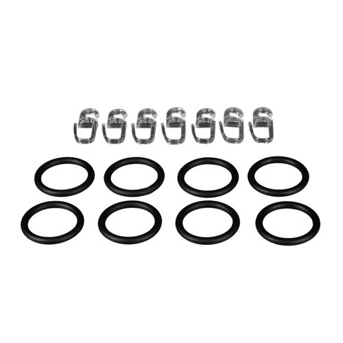 4016318052736 - Gardinenring LIEDECO schwarz Ø16cm Metall Gardinenbefestigungen für Gardinenstangen Ø 16 mm