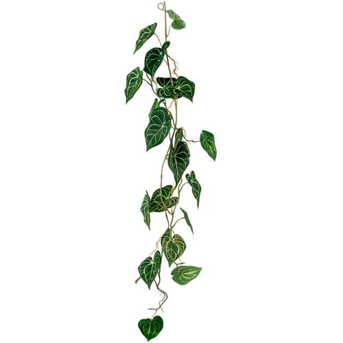 4064118143925 - Kunstgirlande CREATIV GREEN Anthurienblattgirlande grün (grün weiß) B22cm H110cm T17cm Polyester Kunstpflanzen 4064118143925 - Kunstgirlande CREATIV GREEN Anthurienblattgirlande grün (grün weiß) B22cm H110cm T17cm Polyester Kunstpflanzen