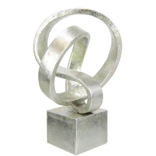4019844802851 - Dekofigur IGEA Moderne Deko Skulptur silber B17cm H25cm Polyresin Dekofiguren Ornamente Statue Dekoration Figuren Geschenkidee silber 4019844802851 - Dekofigur IGEA Moderne Deko Skulptur silber B17cm H25cm Polyresin Dekofiguren Ornamente Statue Dekoration Figuren Geschenkidee silber