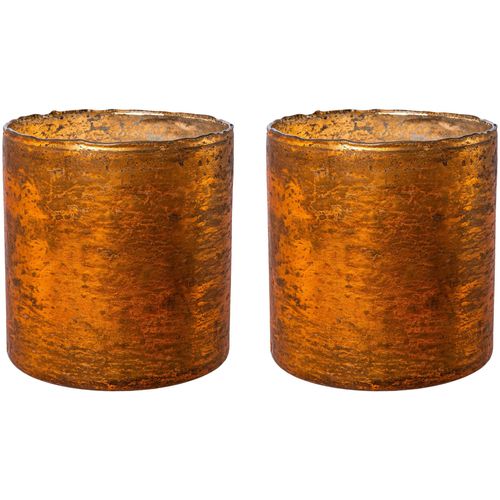 4064118995302 - Windlicht CREATIV DECO Weihnachtsdeko Kerzenhalter Gr H 1500 cm orange Windlichter Laternen mit matter Oberflächenstruktur 4064118995302 - Windlicht CREATIV DECO Weihnachtsdeko Kerzenhalter Gr H 1500 cm orange Windlichter Laternen mit matter Oberflächenstruktur