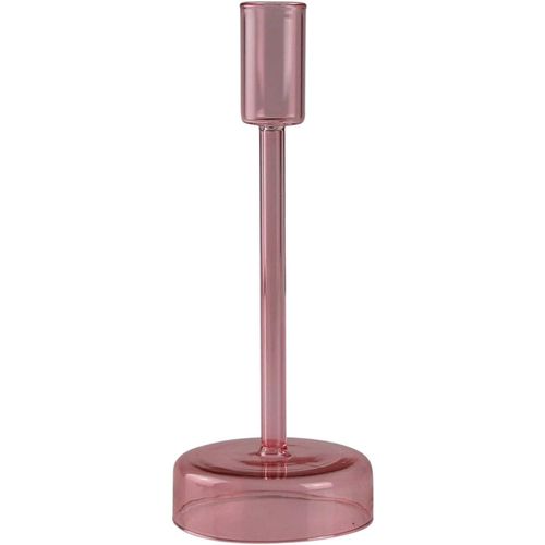 4056422271951 - Kerzenständer AM DESIGN aus roséfarbenem Glas rosa (rosé) B8cm H15cm Glas Kerzenhalter stilvolle Ergänzung für romantische Dekorationen 4056422271951 - Kerzenständer AM DESIGN aus roséfarbenem Glas rosa (rosé) B8cm H15cm Glas Kerzenhalter stilvolle Ergänzung für romantische Dekorationen