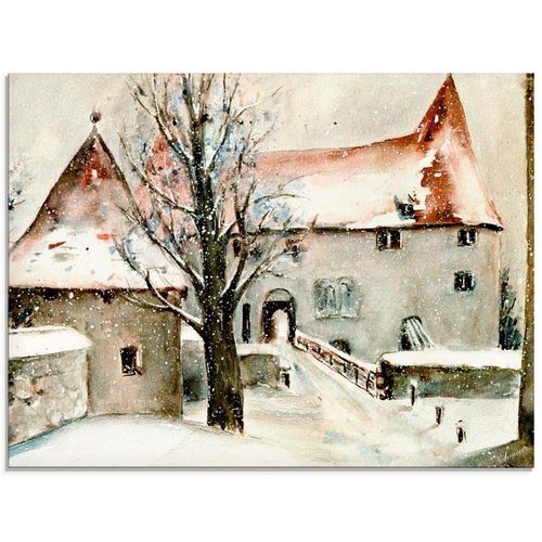 4058661676900 - Glasbild ARTLAND Winter auf der Burg Bilder Gr B H 60 cm x 45 cm Glasbild Gebäude Querformat 1 St grau Bild Glasbild Glasbilder Bilder in verschiedenen Größen 4058661676900 - Glasbild ARTLAND Winter auf der Burg Bilder Gr B H 60 cm x 45 cm Glasbild Gebäude Querformat 1 St grau Bild Glasbild Glasbilder Bilder in verschiedenen Größen