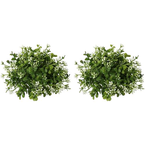 4064118118411 - Kunstkranz CREATIV GREEN Blattkranz Kunstpflanzen Gr Ø H 20 cm x 15 cm 2 St grün (grün weiß) Kunst-Kränze mit zahlreichen Blattzweigen 4064118118411 - Kunstkranz CREATIV GREEN Blattkranz Kunstpflanzen Gr Ø H 20 cm x 15 cm 2 St grün (grün weiß) Kunst-Kränze mit zahlreichen Blattzweigen