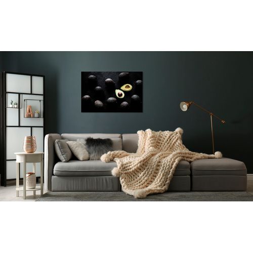 4047809884918 - Acrylglasbild QUEENCE Eila Bilder Gr B H 120 cm x 80 cm Acrylglasbild Essen Querformat 1 St grün Acrylglasbilder