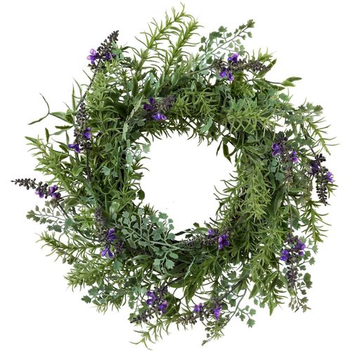 4003529900581 - Kunstkranz CREATIV GREEN Kunstpflanzen Gr Ø H 40 cm x 44 cm 1 St lila Kunstkranz Kunst-Kränze Kunstpflanzen