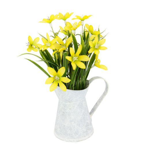 4019844779160 - Kunstblume IGEA Sternblume gelb B13cm H22cm L9cm Obermaterial 50% Metall 40% Kunststoff 10% Polyester Kunstpflanzen In Kanne aus Metall 4019844779160 - Kunstblume IGEA Sternblume gelb B13cm H22cm L9cm Obermaterial 50% Metall 40% Kunststoff 10% Polyester Kunstpflanzen In Kanne aus Metall