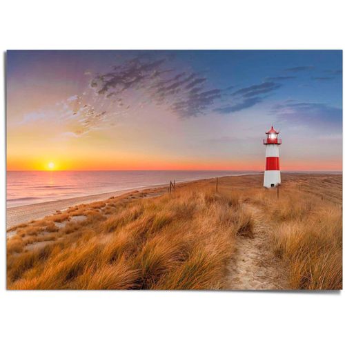 8714597626070 - Poster REINDERS Leuchtturm bunt (farbe bild(er) bunt) B140cm H100cm T01cm Papier Bilder