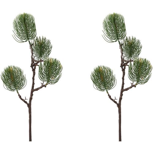 4064118970491 - Winterliche Kunstpflanze CREATIV GREEN Weihnachtsdeko grün B18cm H64cm T12cm Kunststoff Kunstpflanzen Zweig benadelt 2er-Set 4064118970491 - Winterliche Kunstpflanze CREATIV GREEN Weihnachtsdeko grün B18cm H64cm T12cm Kunststoff Kunstpflanzen Zweig benadelt 2er-Set