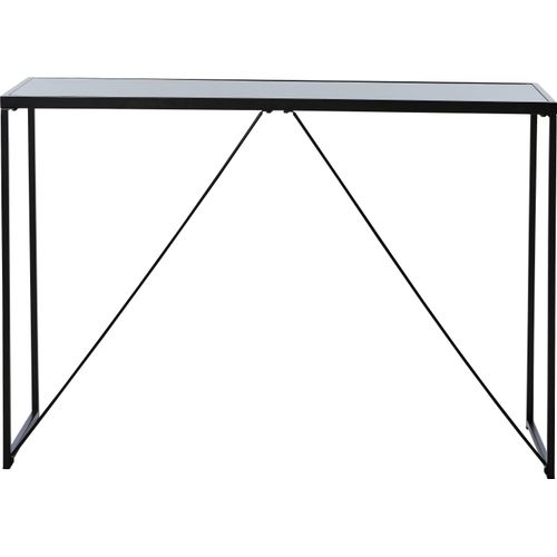 4050088032284 - Konsolentisch JAHNKE GLAM CONSOLE schwarz (schwarz schwarzglas schwarz schwarzglas) B1113cm H76cm T30cm Tische Breite ca 111 cm Beistelltisch