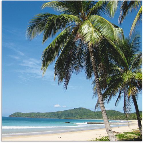 4057738403487 - Wandbild ARTLAND Strand mit Palmen Bilder Gr B H 70 cm x 70 cm Alu-Dibond-Druck Strandbilder quadratisch 1 St blau Kunstdrucke als Alubild Leinwandbild Wandaufkleber oder Poster in versch Größen 4057738403487 - Wandbild ARTLAND Strand mit Palmen Bilder Gr B H 70 cm x 70 cm Alu-Dibond-Druck Strandbilder quadratisch 1 St blau Kunstdrucke als Alubild Leinwandbild Wandaufkleber oder Poster in versch Größen