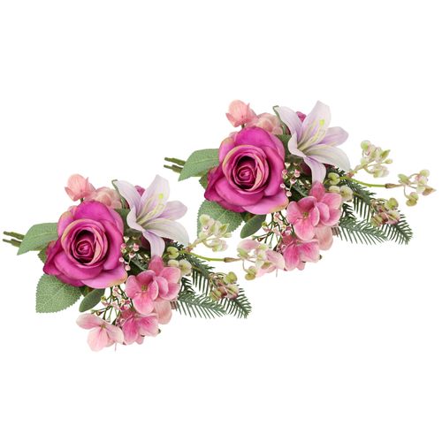 4019844816377 - Kunstblume IGEA Kunstblumen-Strauß Rosen Lilien Hortensie rosa B18cm H35cm L17cm Polyester Kunstpflanzen Blumenstrauß Bouquet Blume Grabschmuck Aufleger Grabdeko 4019844816377 - Kunstblume IGEA Kunstblumen-Strauß Rosen Lilien Hortensie rosa B18cm H35cm L17cm Polyester Kunstpflanzen Blumenstrauß Bouquet Blume Grabschmuck Aufleger Grabdeko