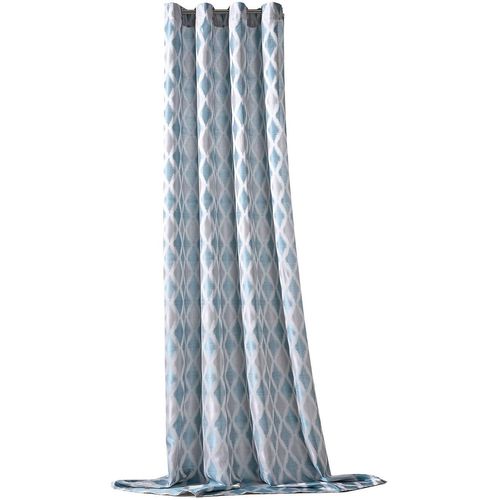 4005385834512 - Vorhang WECKBRODT Raute Gr 1 bunt (silberfarben türkis) B140cm H245cm Jacquard Polyester Gardinen Jacquard strukturiert blickdicht Muster Raute Gardine Store 4005385834512 - Vorhang WECKBRODT Raute Gr 1 bunt (silberfarben türkis) B140cm H245cm Jacquard Polyester Gardinen Jacquard strukturiert blickdicht Muster Raute Gardine Store