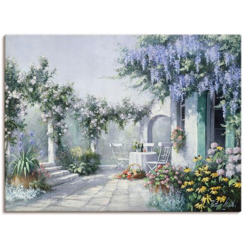 4055327482462 - Wandbild ARTLAND Natürliche Magie Bilder Gr B H 80 cm x 60 cm Leinwandbild Garten Querformat 1 St weiß Bild Poster Bilder als Leinwandbild Wandaufkleber oder in versch Größen