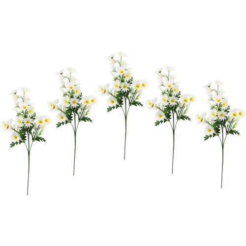 4019844795368 - Kunstblume IGEA Margeritenzweig weiß B20cm H63cm L10cm Obermaterial 80% Polyester 20% Kunststoff Kunstpflanzen 5er Set Narzisse künstliche Blume Ostern Seidenblume Frühjahrsdeko 4019844795368 - Kunstblume IGEA Margeritenzweig weiß B20cm H63cm L10cm Obermaterial 80% Polyester 20% Kunststoff Kunstpflanzen 5er Set Narzisse künstliche Blume Ostern Seidenblume Frühjahrsdeko