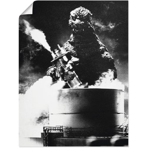 4059745358811 - Wandbild ARTLAND Godzilla III Bilder Gr B H 30 cm x 40 cm Poster Film Hochformat 1 St schwarz Bild Poster Bilder als Alubild Leinwandbild Wandaufkleber oder in versch Größen 4059745358811 - Wandbild ARTLAND Godzilla III Bilder Gr B H 30 cm x 40 cm Poster Film Hochformat 1 St schwarz Bild Poster Bilder als Alubild Leinwandbild Wandaufkleber oder in versch Größen