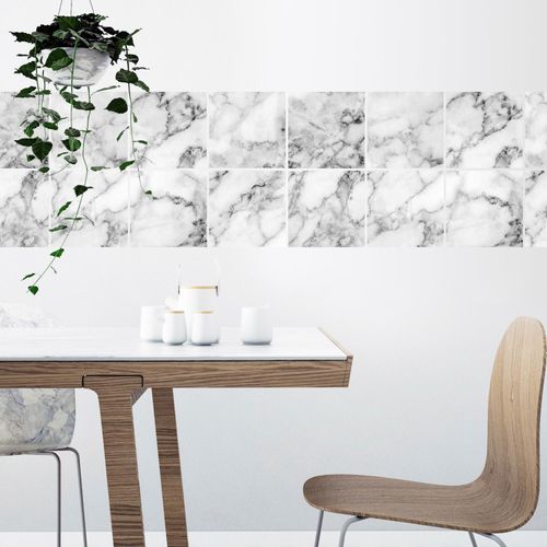 4049009359524 - Fliesenaufkleber QUEENCE Marmor grau B15cm H15cm T01cm Fliesenaufkleber Stickerfliesen selbstklebend Sticker 12er Set 4049009359524 - Fliesenaufkleber QUEENCE Marmor grau B15cm H15cm T01cm Fliesenaufkleber Stickerfliesen selbstklebend Sticker 12er Set