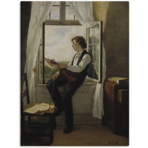 4055327092203 - Wandbild ARTLAND Der Geiger am Fenster 1861 Bilder Gr B H 60 cm x 80 cm Leinwandbild Mann 1 St braun Bild Poster Bilder als Leinwandbild Wandaufkleber oder in versch Größen 4055327092203 - Wandbild ARTLAND Der Geiger am Fenster 1861 Bilder Gr B H 60 cm x 80 cm Leinwandbild Mann 1 St braun Bild Poster Bilder als Leinwandbild Wandaufkleber oder in versch Größen