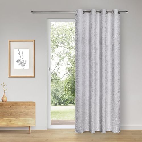 4007863700333 - Vorhang Yetta Gr 1 silber (silberfarben) B140cm H245cm Polyester Gardinen SB-Ösenschal Yetta