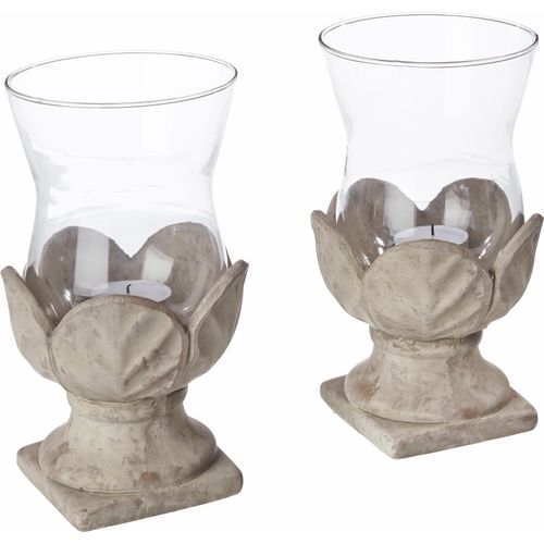 4019844678500 - Windlicht HOME AFFAIRE Antik-Windlicht Kerzenhalter Gr B H T 12 cm x 20 cm x 12 cm grau Windlichter Kerzenhalter 4019844678500 - Windlicht HOME AFFAIRE Antik-Windlicht Kerzenhalter Gr B H T 12 cm x 20 cm x 12 cm grau Windlichter Kerzenhalter