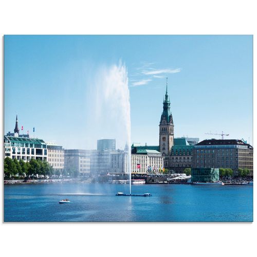 4062144361085 - Glasbild ARTLAND Hamburg Alsterfontäne mit Rathaus Bilder Gr B H 60 cm x 45 cm Glasbild Deutschland Querformat 1 St beige (naturfarben) Bild Glasbild Glasbilder Bilder in verschiedenen Größen 4062144361085 - Glasbild ARTLAND Hamburg Alsterfontäne mit Rathaus Bilder Gr B H 60 cm x 45 cm Glasbild Deutschland Querformat 1 St beige (naturfarben) Bild Glasbild Glasbilder Bilder in verschiedenen Größen