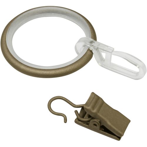 4003018333685 - Gardinenring Kira mit Gleiteinlage braun (cappuccino) B19cm Ø19cm Metall Gardinenbefestigungen Serie Gardinenstange Kira 4003018333685 - Gardinenring Kira mit Gleiteinlage braun (cappuccino) B19cm Ø19cm Metall Gardinenbefestigungen Serie Gardinenstange Kira