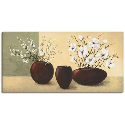 4055327158831 - Wandbild ARTLAND Magnolien Bilder Gr B H 100 cm x 50 cm Leinwandbild Vasen & Töpfe Querformat 1 St gelb Kunstdrucke als Alubild Leinwandbild Wandaufkleber oder Poster in versch Größen 4055327158831 - Wandbild ARTLAND Magnolien Bilder Gr B H 100 cm x 50 cm Leinwandbild Vasen & Töpfe Querformat 1 St gelb Kunstdrucke als Alubild Leinwandbild Wandaufkleber oder Poster in versch Größen